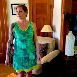 Marmot sundress splashes with color!